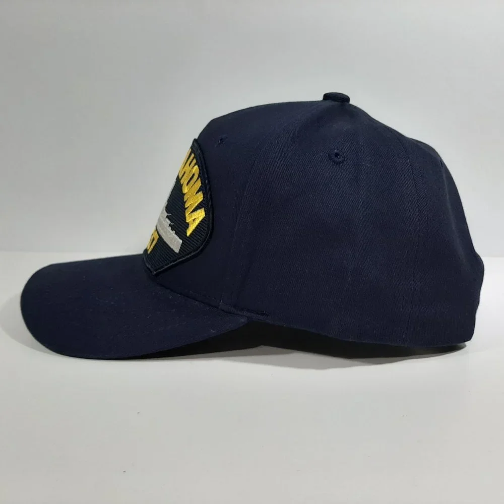 USS Oklahoma BB-37 Embroidered Patch Hat Baseball